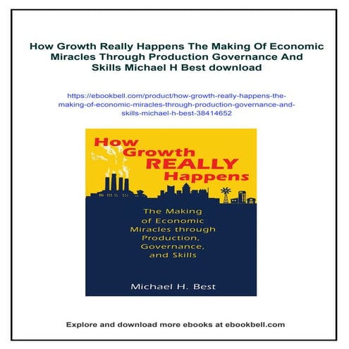 How Growth Really Happens The Making Of Economic Miracles Through Production ...