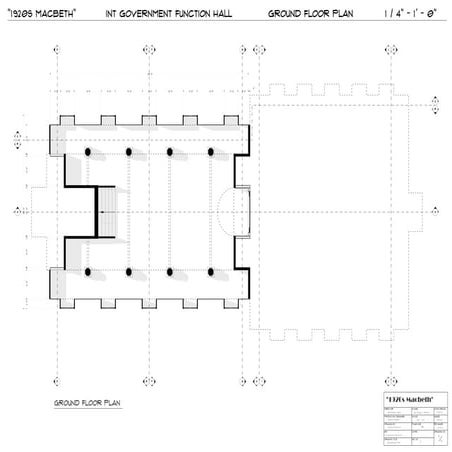 1920s Macbeth Digital Technical drawings - A1