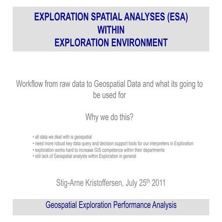 GIS ANALYTICS-2011