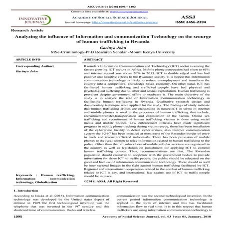 Analyzing the influence of Information and communication Technology on the sc...