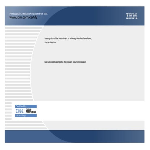 IBM Cloud Essentials | PDF