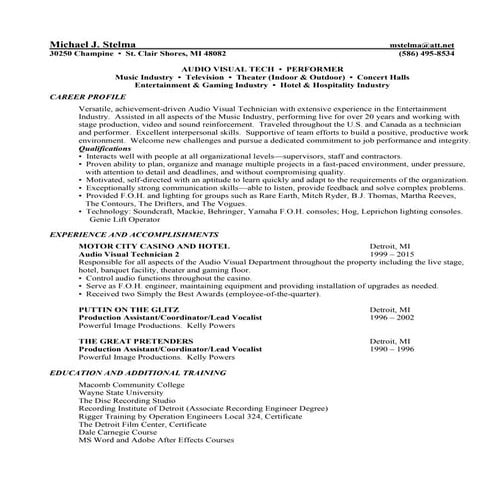 Josh Mitchell Resume Pdf