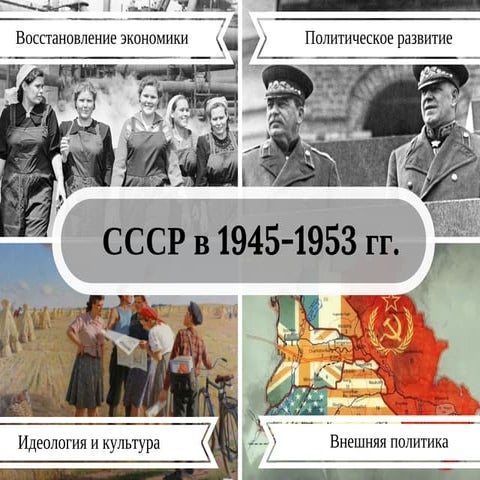 ссср в 1945 1953 гг. | PPT