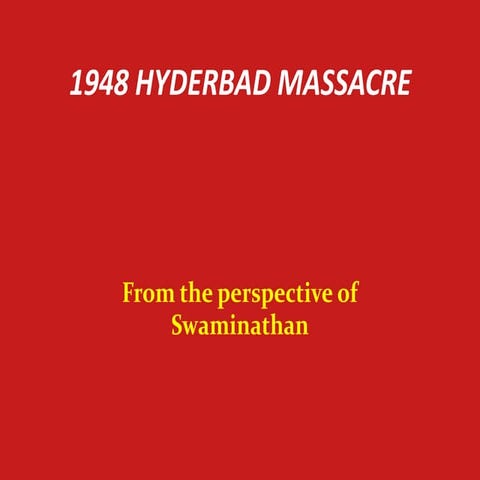1948 hyderabad massace