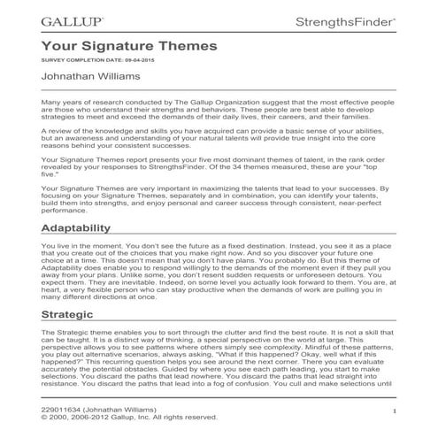 Leadership Strengths