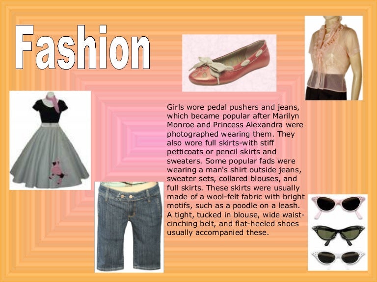 1950s Fashion And Fads