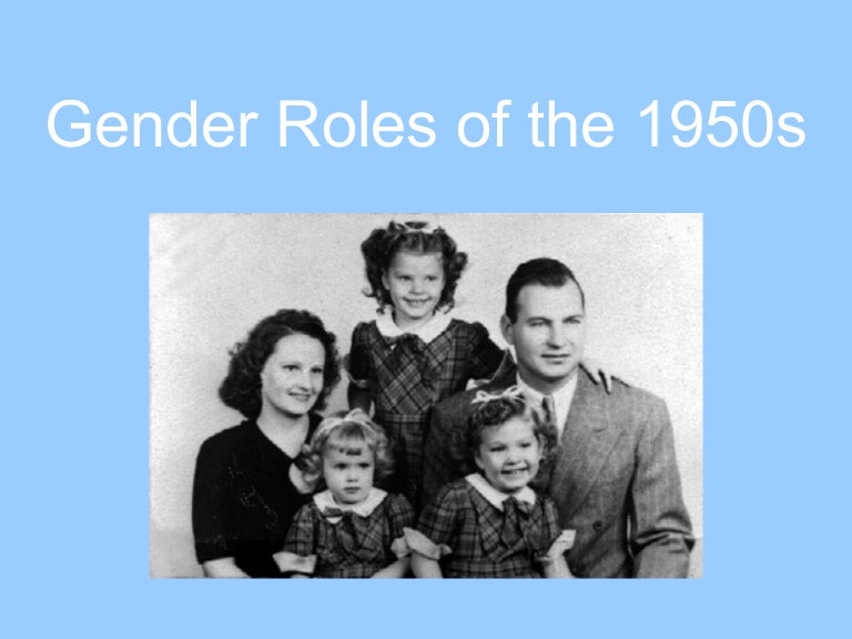 1950s Gender Roles