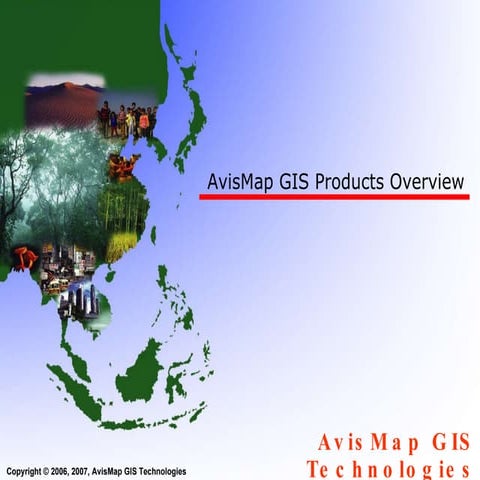 AvisMap GIS Products Overview