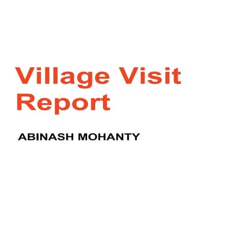 Village Visit Day