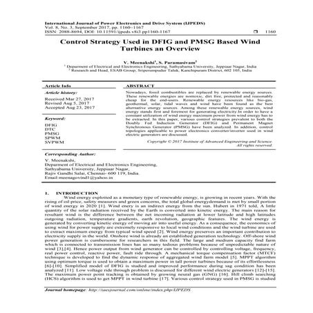 Control Strategy Used in DFIG and PMSG Based Wind Turbines an Overview