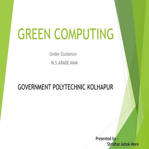 Green Computing 
