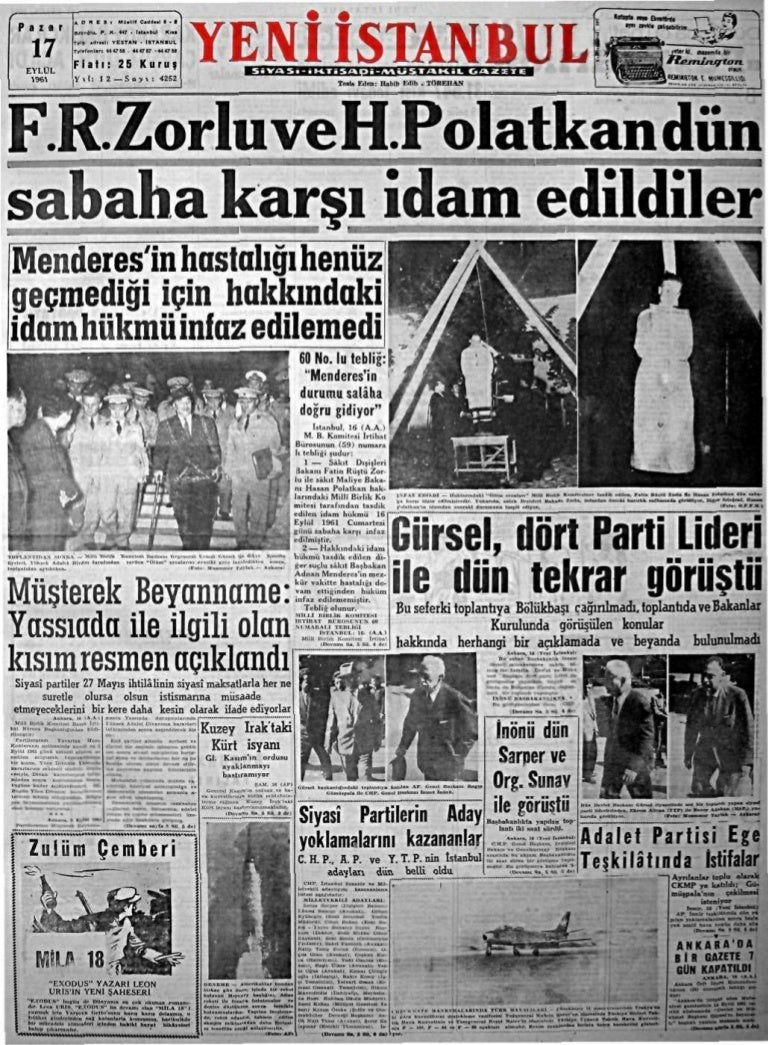 1961 1964 Gazete Başlıkları - horozz.net