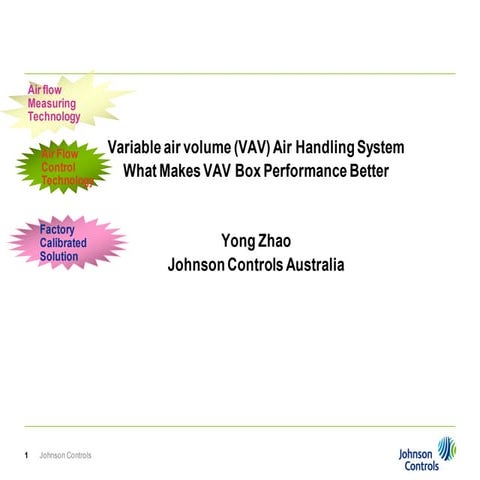 VAV (variable air volume) | PDF