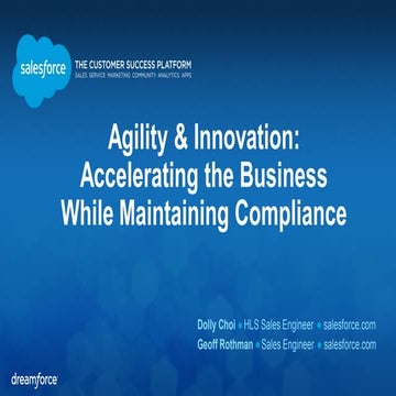 2014-10-15 Agility Solution DF Session Slides