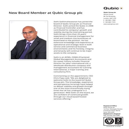 Appreciation Letter from Quality Manager | PDF