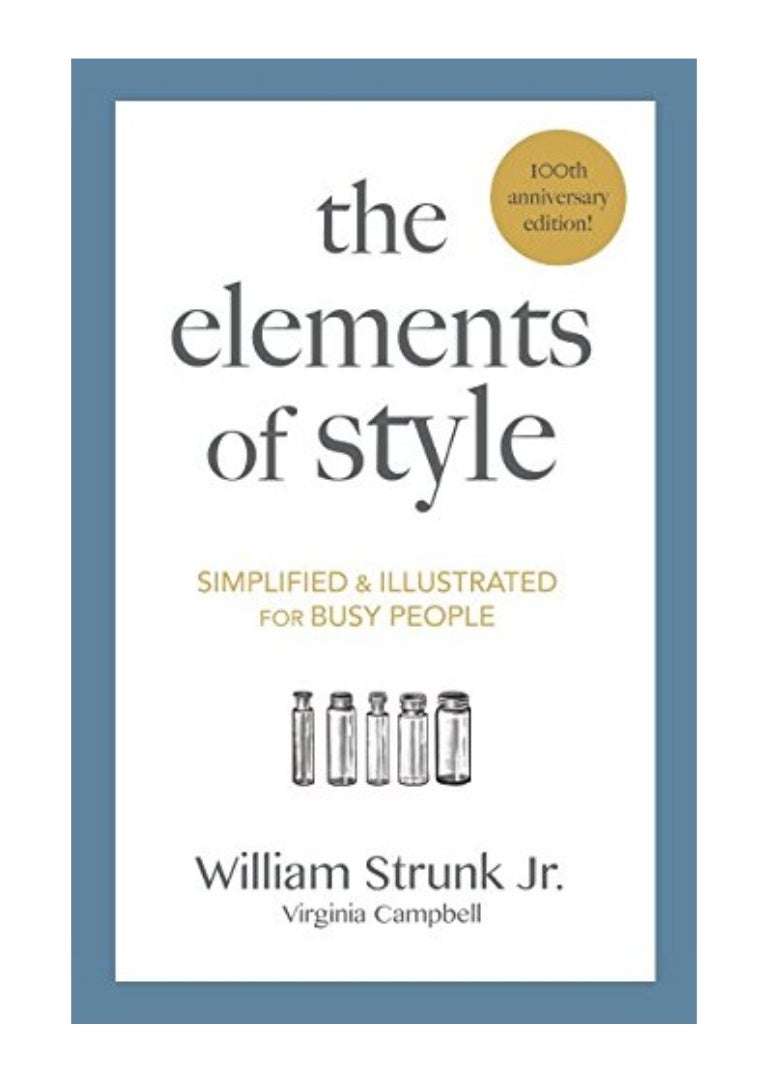 The Elements of Style PDF William Strunk Jr. Simplified and Illustr…