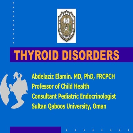 Thyroid disorders | PPT