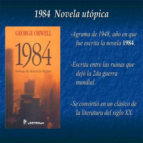 1984  Novela UtóPica