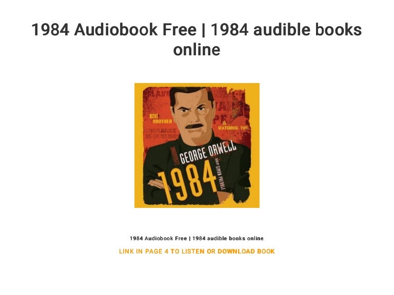 1984 Audiobook Free 1984 Audible Books Online