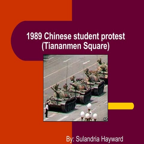 Chinese Protest (Tiananmen Square)