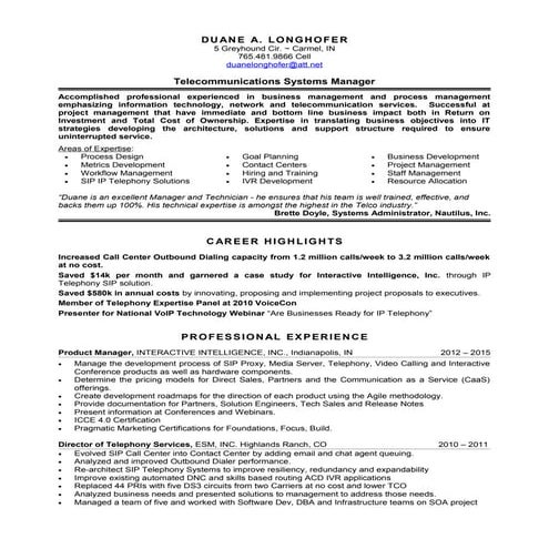 LonghoferDuaneResume2015-2