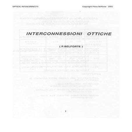1991 optical interconnects_piero_belforte