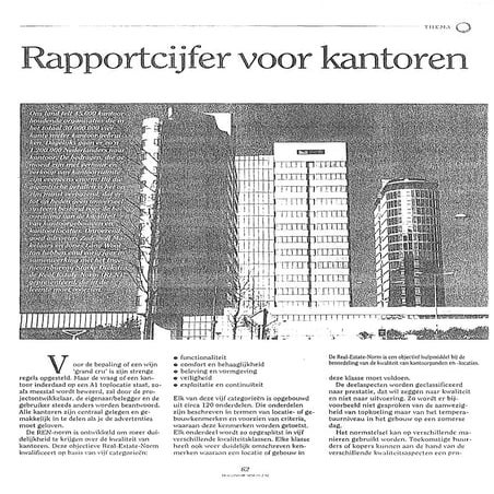 Rapportcijfer voor kantoren