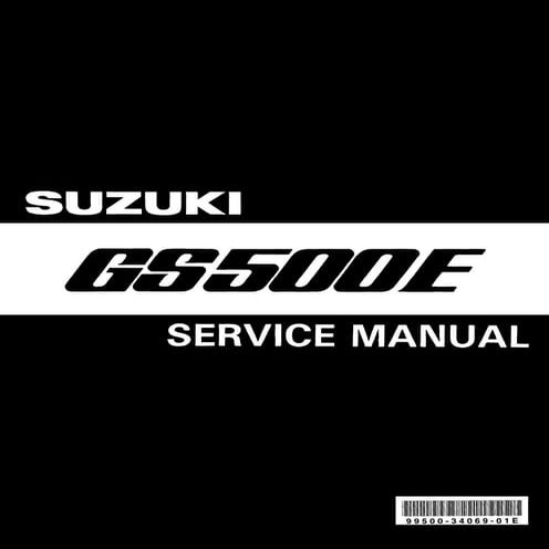 2009 SUZUKI GS500F SERVICE MANUAL PDF visual data 8
