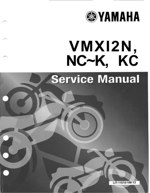 1992 yamaha vmx1200 d v max service repair manual | PDF