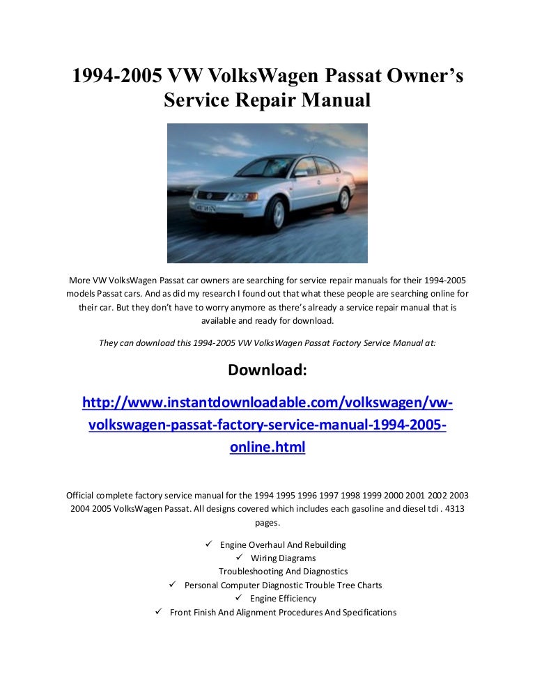 VW VolksWagen Passat 1994, 1995, 1996, 1997, 1998, 1999, 2001, 2002, … | 1997 Vw Passat Engine Diagram | | SlideShare
