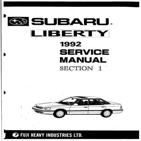 1994 Subaru Legacy 1 Service Repair Manual.pdf