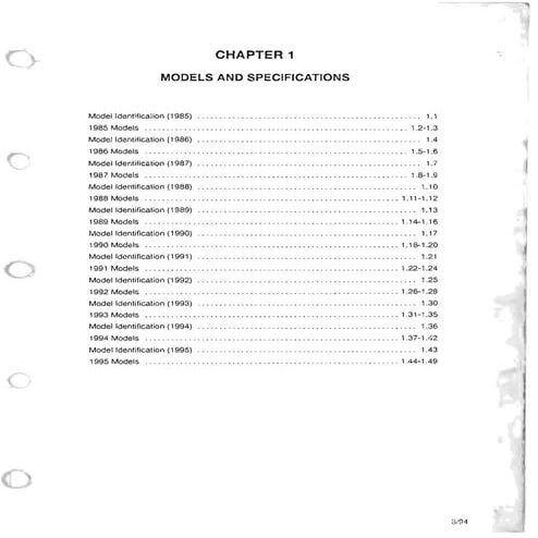 2001 POLARIS SNOWMOBILE SERVICE MANUAL visual data 6