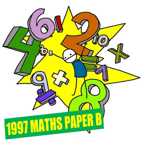 1997 mathematics paper b