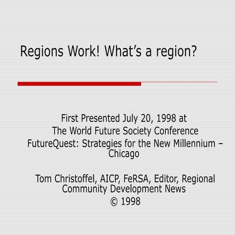 Regions Work! What’s a region?