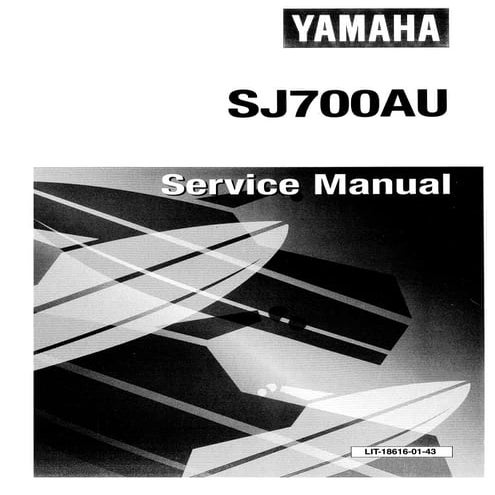 1998 Yamaha SJ700B Superjet Personal Watercraft Service Repair Manual.pdf