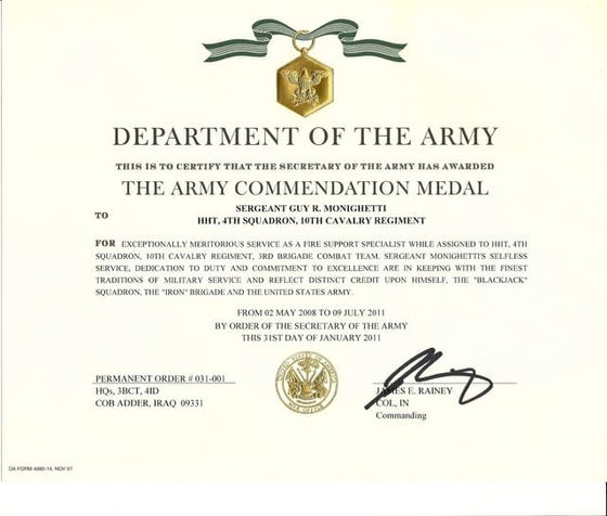 Battle Staff NCO ARCOM 2011 | PDF