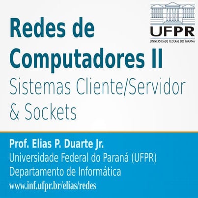redes de computadores sistemas cliente servidor