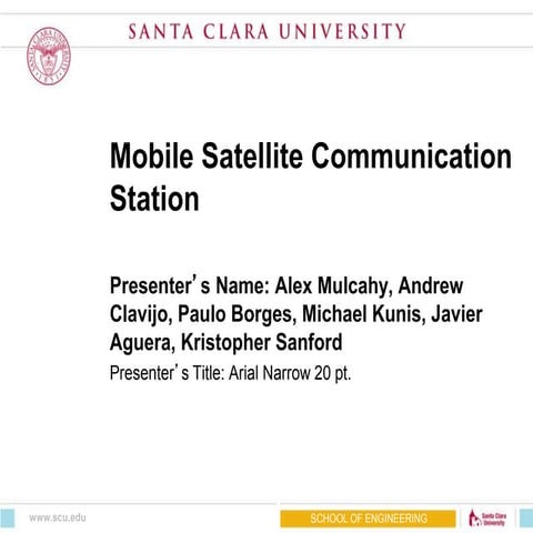 Senior Design Presentation 2014