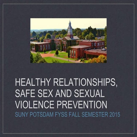 PSVP and Safe Sex Healthy Relationships Hybrid