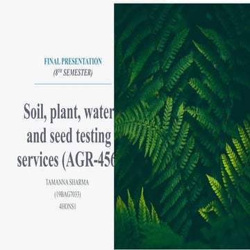 Leaf colour chart ,Soil sampling , determination of bulk density,  determinat...