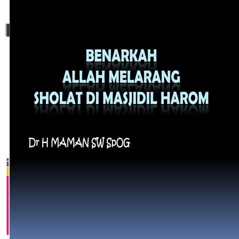 (19)benarkah allah melarang 19 juli 2013
