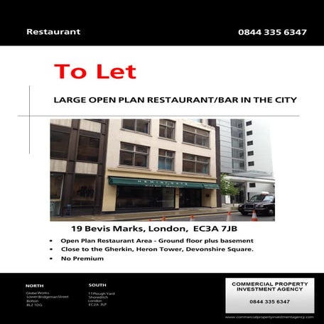 19 Bevis Marks, London, Ec3 A 7 Ja