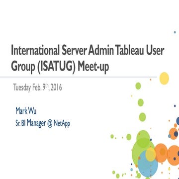 ISATUG meetup Feb 9, 2016