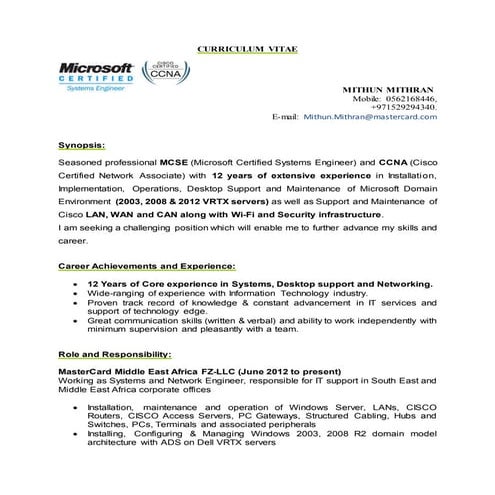 Mithun_Mithran_Resume_April2016