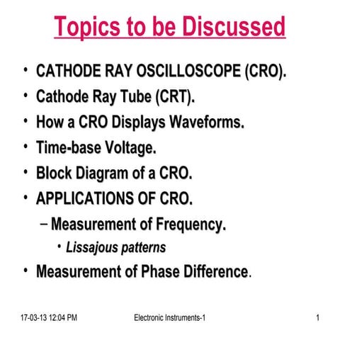 (19) electronic instruments 1