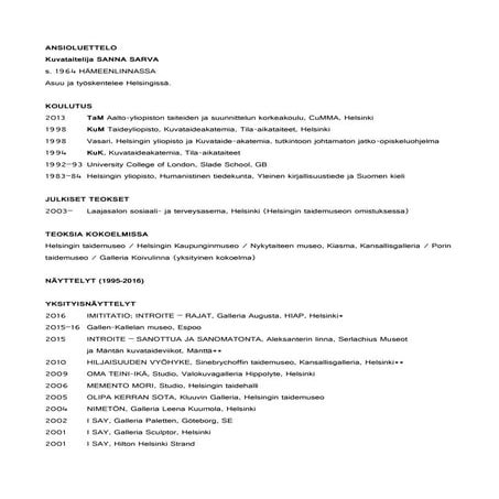 sarva-taiteilija-kirjoittaja-kuraattori-cv-suomi-2016-03-19-pdf