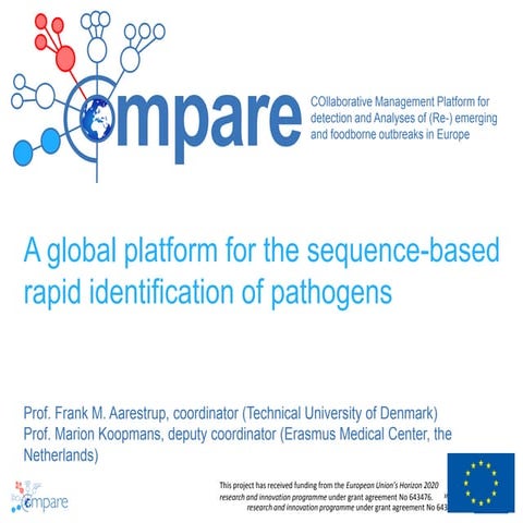 COMPARE: A global platform for the sequence-based rapid identification of pathogens