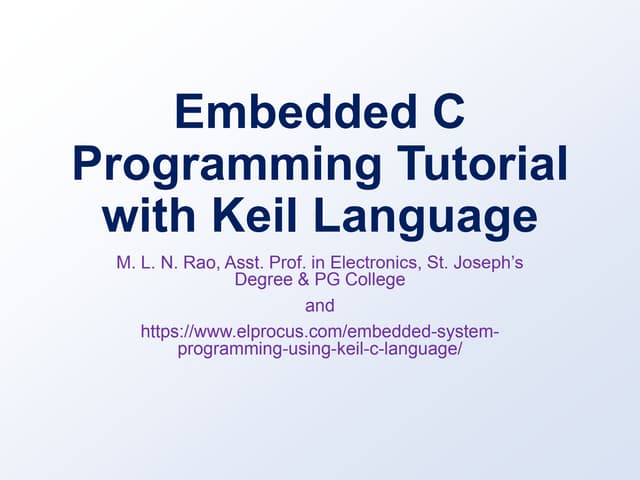 Programming 8051 with C and using Keil uVision5.pptx