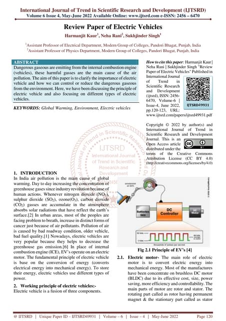A Review on Electric Vehicle Powertrain System Components and the ...