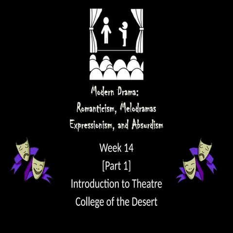 Romanticism in Theater, History, Acting.pptx